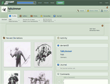 Tablet Screenshot of falkzimmer.deviantart.com
