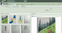Desktop Screenshot of anti-hiatus.deviantart.com