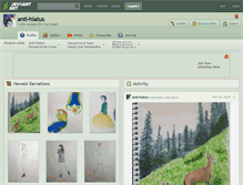 Tablet Screenshot of anti-hiatus.deviantart.com