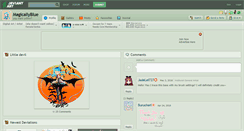 Desktop Screenshot of magicallyblue.deviantart.com