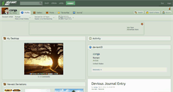 Desktop Screenshot of conga.deviantart.com