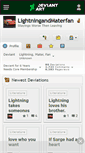 Mobile Screenshot of lightningandmaterfan.deviantart.com