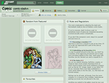 Tablet Screenshot of comic-slash.deviantart.com