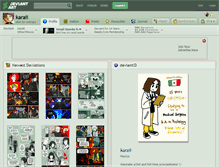Tablet Screenshot of karaii.deviantart.com