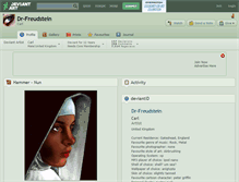 Tablet Screenshot of dr-freudstein.deviantart.com