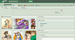Desktop Screenshot of dexterjimmy.deviantart.com
