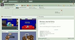 Desktop Screenshot of catillathecat2001.deviantart.com