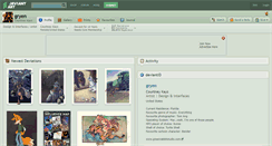 Desktop Screenshot of gryen.deviantart.com