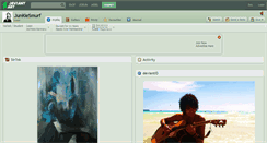 Desktop Screenshot of junkiesmurf.deviantart.com