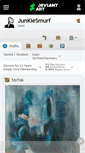 Mobile Screenshot of junkiesmurf.deviantart.com