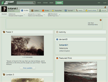 Tablet Screenshot of kotarek1.deviantart.com