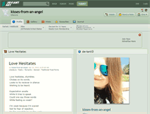 Tablet Screenshot of kisses-from-an-angel.deviantart.com