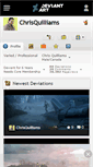 Mobile Screenshot of chrisquilliams.deviantart.com