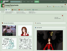 Tablet Screenshot of creepytransylvania.deviantart.com