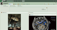 Desktop Screenshot of cybergooch.deviantart.com