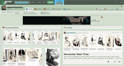 Desktop Screenshot of caanantheartboy.deviantart.com