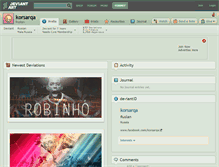 Tablet Screenshot of korsarqa.deviantart.com