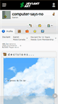 Mobile Screenshot of computer-says-no.deviantart.com
