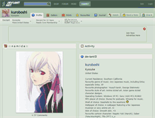 Tablet Screenshot of kuroboshi.deviantart.com