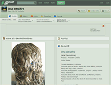 Tablet Screenshot of lena-astralfire.deviantart.com