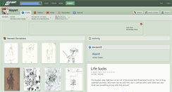 Desktop Screenshot of koyori.deviantart.com
