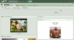 Desktop Screenshot of deolupin.deviantart.com