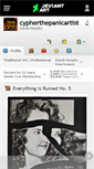 Mobile Screenshot of cypherthepanicartist.deviantart.com