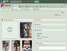 Tablet Screenshot of print101.deviantart.com