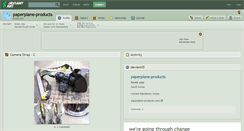 Desktop Screenshot of paperplane-products.deviantart.com