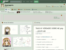 Tablet Screenshot of dayanagonlu.deviantart.com