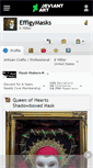 Mobile Screenshot of effigymasks.deviantart.com
