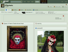 Tablet Screenshot of effigymasks.deviantart.com