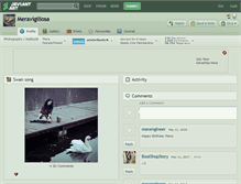 Tablet Screenshot of meravigiliosa.deviantart.com
