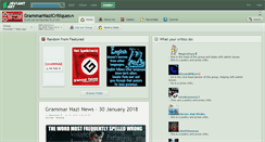 Desktop Screenshot of grammarnazicritiques.deviantart.com