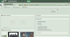 Desktop Screenshot of fullmetal-hearts.deviantart.com