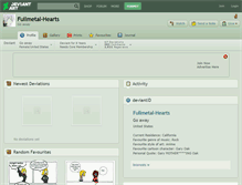 Tablet Screenshot of fullmetal-hearts.deviantart.com