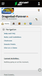 Mobile Screenshot of dragonball-forever.deviantart.com