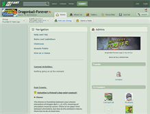 Tablet Screenshot of dragonball-forever.deviantart.com