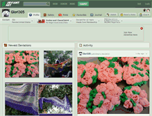 Tablet Screenshot of glori305.deviantart.com