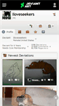 Mobile Screenshot of iloveseekers.deviantart.com