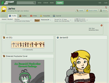 Tablet Screenshot of jarino.deviantart.com