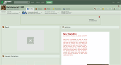 Desktop Screenshot of darksamuraix1999.deviantart.com
