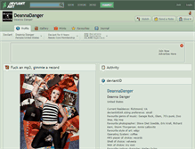 Tablet Screenshot of deannadanger.deviantart.com