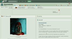 Desktop Screenshot of dementedsnake.deviantart.com