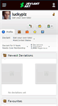 Mobile Screenshot of luckyplz.deviantart.com