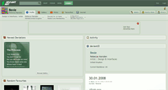 Desktop Screenshot of bexie.deviantart.com