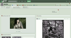 Desktop Screenshot of deinitio.deviantart.com