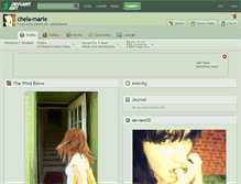 Tablet Screenshot of chela-marie.deviantart.com