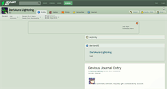 Desktop Screenshot of darkaura-lightning.deviantart.com