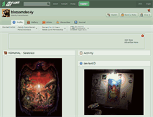 Tablet Screenshot of blossomdec4y.deviantart.com